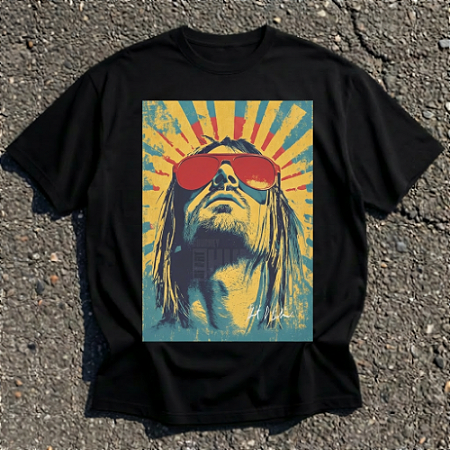 Camiseta Básica Kurt Cobain