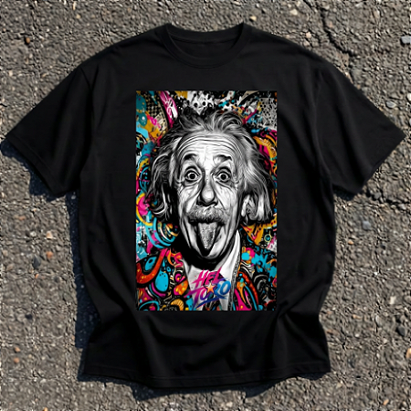 Camiseta Básica Albert Einsten