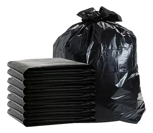 Saco de lixo 40 litros preto reforçado c/100