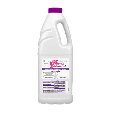 Desinfetante Capim Limão 2 Litros Tudo Limpinho