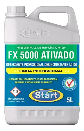Detergente FX5000 Ativado Stard 5L Profissional