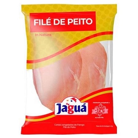 Filé de Meio Peito de Frango Pacote Congelado Jaguá Kg