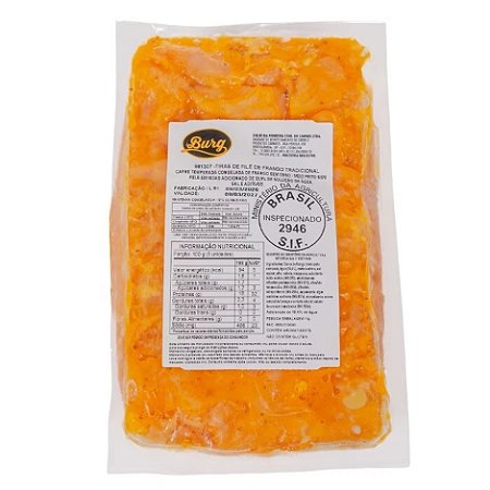 Filé de Peito Marinado Em Tiras Pct Cg Burg 1,8kg