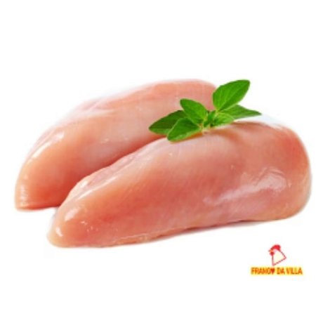 Filé de Peito de Frango Pacote Congelado Frango da Villa Kg