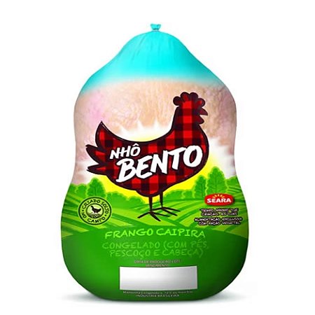 Frango Caipira Congelado Nho Bento - Caixa 18 Kg
