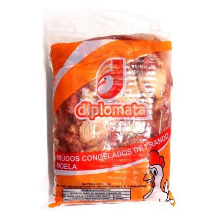Moela de Frango Congelada Diplomata - Caixa 12 Kg