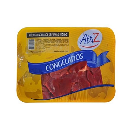 Figado de Frango Congelado Alliz - Caixa 20kg