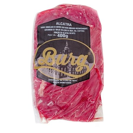 Alcatra Bovino em Bifes Congelada Burg 400g - Caixa 8 Kg