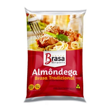 Almôndega Bovina 25g Congelada Brasa 1kg - Caixa 9 Kg