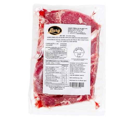 Ancho Bovino Congelado Burg 220g