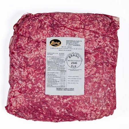 Carne Moída Bovina Congelada Burg 5kg - Caixa 10 Kg