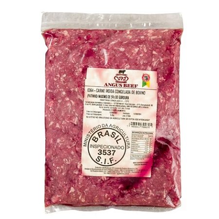 Carne Moída Bovina Angus Congelada Vpj 500g - Caixa 13.34 Kg