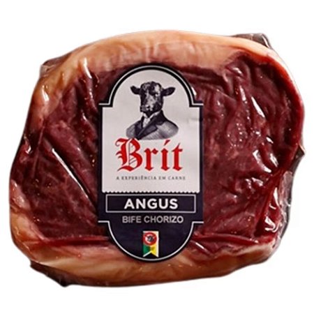 Bife de Chorizo Bovino Angus Porcionado Congelado Brit - Caixa 18 Kg