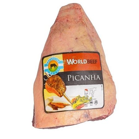 Picanha Bovina Argentina Congelada Mais 1,5kg World / Forn. Classe D - Caixa 13 Kg