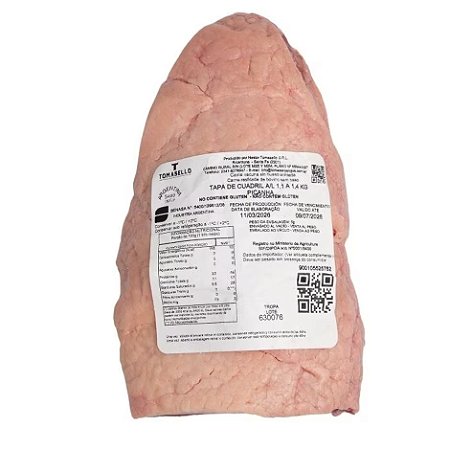 Picanha Bovina Resfriada Tomasello Argentina 1,0 à 1,3KG / Forn. Classe D - Caixa 20 Kg