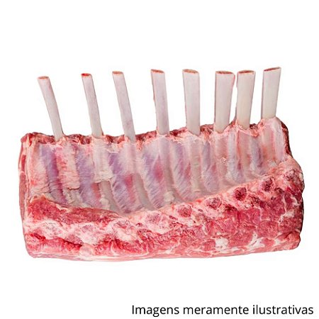 Short Rack de Cordeiro 18Oz Up Congelado Las Piedras / Forn. Classe D - Caixa 7 Kg