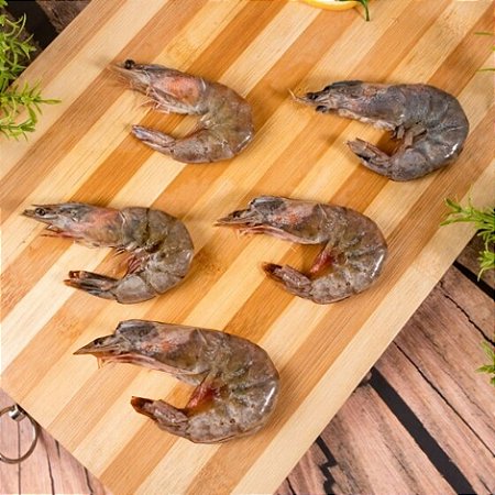Camarão Cinza 80/100 Congelado IQF Mariscal - Caixa 10 Kg