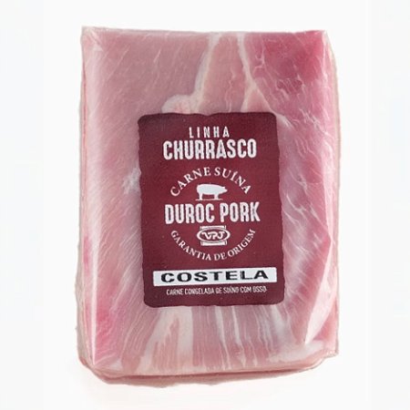 Costela Suína Premium Duroc Pork Congelada Vpj / Forn. Classe D - Caixa 11 Kg