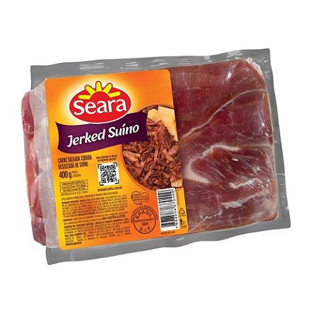 Jerked Suíno Resfriado Seara 400g / Forn. Classe D - Caixa 10 unidades