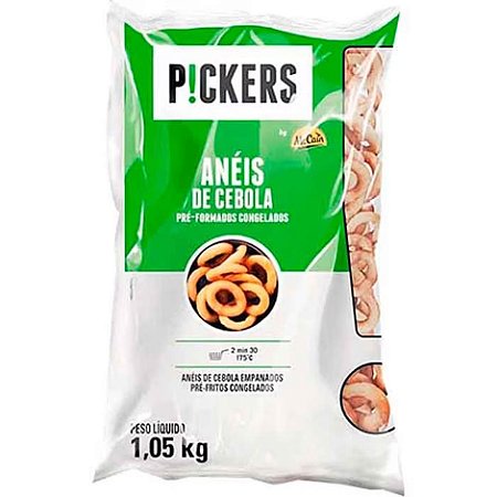 Anéis Cebola Empanado Congelado Mccain N 1,05kg / Forn. Classe D - Caixa 10,5 Kg