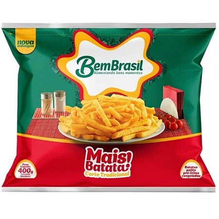 Batata 9Mm Mais Batata 400g / Forn. Classe D - Caixa 36 unidades