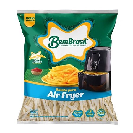 Batata Airfryer Congelado Bem Brasil 700g / Forn. Classe D - Caixa 20 unidades