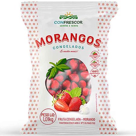 Fruta Morango Iqf Congelado Confrescor 1,01kg / Forn. Classe D - Caixa 5 unidades