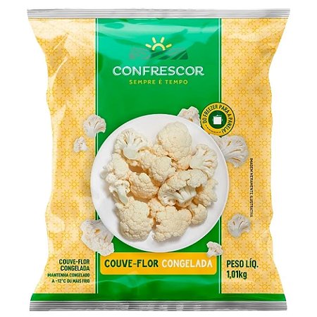 Couve Flor Congelada Iqf Confrescor 1,01kg / Forn. Classe D - Caixa 10,1 Kg