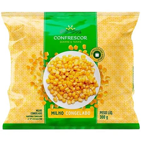 Milho Iqf Congelado Confrescor 300g / Forn. Classe D - Caixa 12 unidades