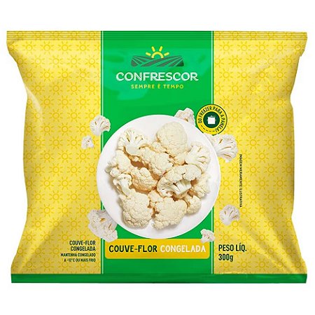Couve Flor Congelada Iqf Confrescor 300g / Forn. Classe D - Caixa 30 unidades
