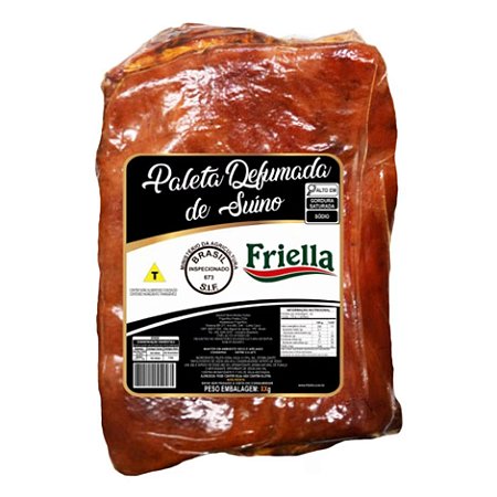 Bacon Especial Paleta Resfriado Friella / Forn. Classe D - Caixa 5 Kg