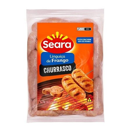 Linguiça de Frango Congelada Seara - Caixa 5 kg