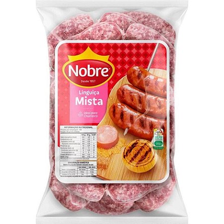 Linguiça Suina Congelada Nobre - Caixa 5 Kg
