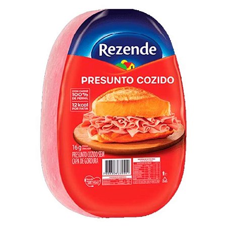 Presunto Cozido Resfriado Rezende 3,4 Kg / Forn. Classe D - Caixa 17 Kg