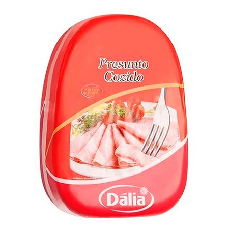 Presunto Cozido Oval Resfriado Dália 3,3Kg / Forn. Classe P - Caixa 16,5 Kg