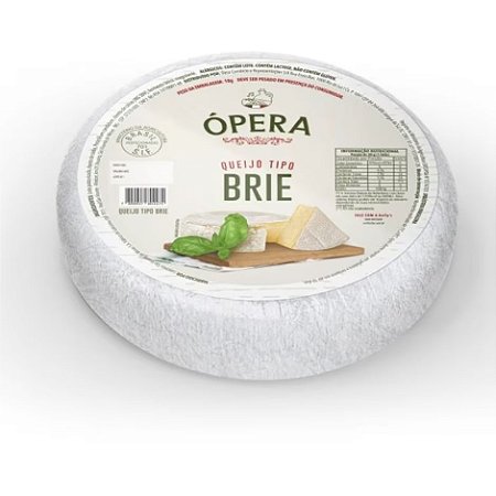 Queijo Tipo Brie Resfriado Ópera 1kg / Forn. Classe D - Caixa 3 unidades