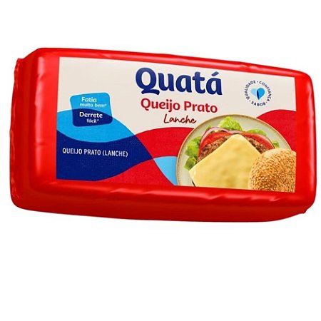 Queijo Prato Resfriado Quata 2,9kg / Forn. Classe D - Caixa 8,7 Kg