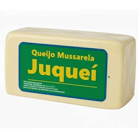 Queijo Mussarela peça 4Kg Resfriado Juquei / Forn. Classe D - Caixa 20 Kg