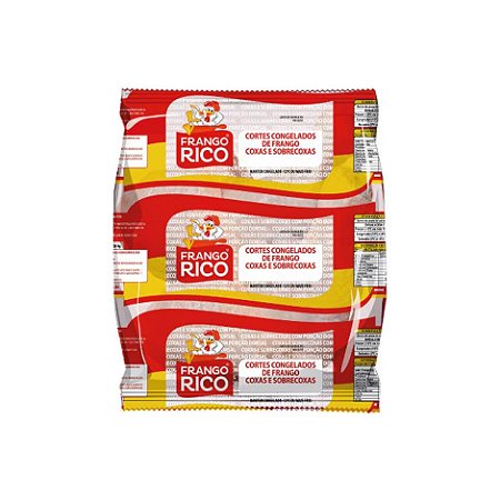 Coxa de Frango Congelada Frango Rico / Forn. Classe D - Caixa 20 kg