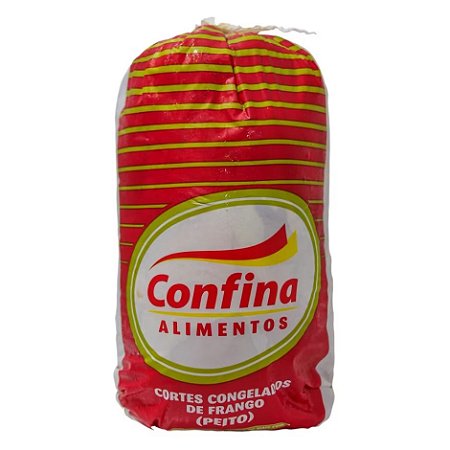 Peito de Frango com Osso Congelado Confina Alimentos / Forn. Classe D - Caixa 18 Kg
