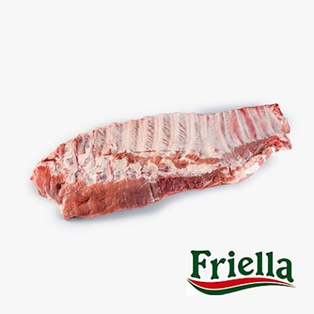 Costela com Osso Suína Congelada Friella / Forn. Classe D - Caixa 19 kg