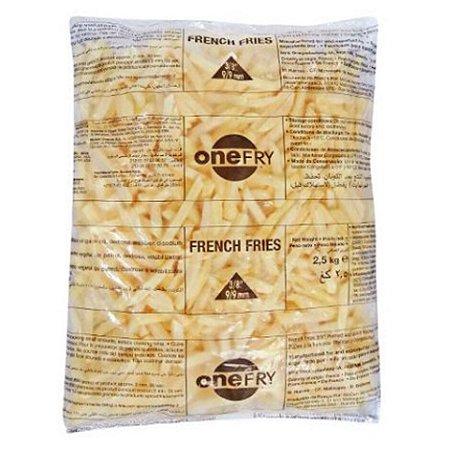 Batata 9mm Onefry McCain 2,5kg / Forn. Classe D - Caixa 15 Kg