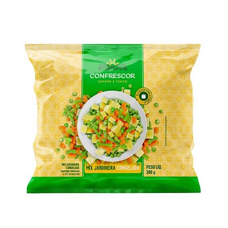 Mix Jardineira Iqf Congelado Confrescor 300g / Forn. Classe D - Caixa 12 unidades