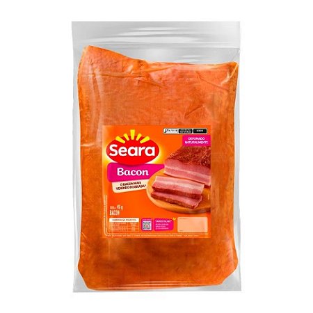 Bacon Manta Resfriado Seara 3,5kg / Forn. Classe D - Caixa 14,1 Kg