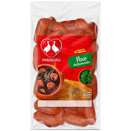 Linguiça Paio Perdigão 2,5 kg - Caixa 10 Kg