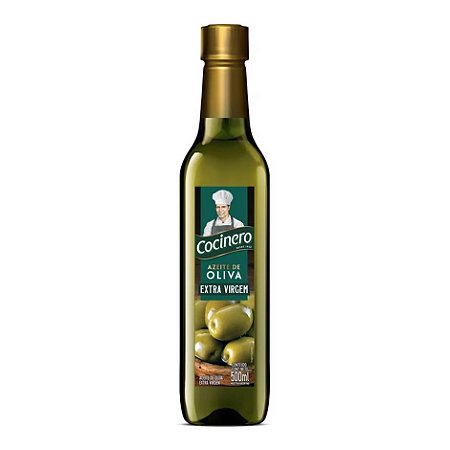 Azeite Extra Virgem Cocinero 500ml / Forn. Classe D - Caixa 10 unidades