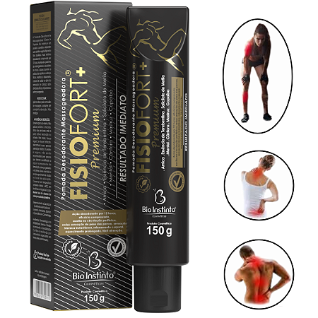 Pomada Massageadora Fisiofort Premium 150g Bio Instinto