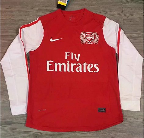 Camisa Arsenal 2011-2012 (Home-Uniforme 1) - Manga Longa