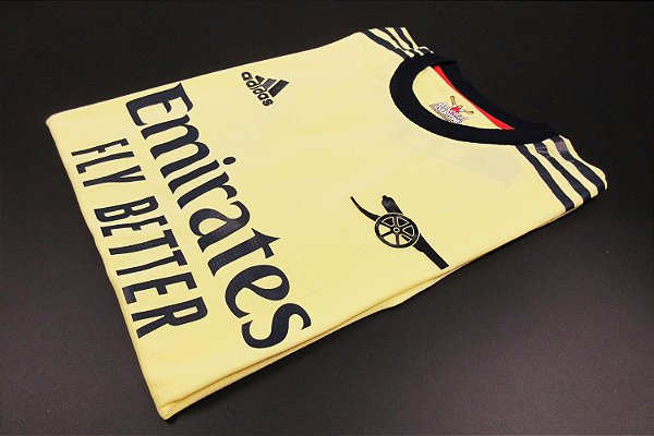 arsenal uniforme amarelo