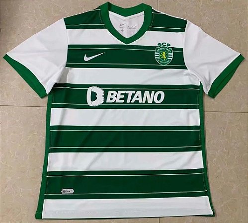 Camisa Sporting 2021-22 (Home-Uniforme 1) - ACERVO DAS CAMISAS